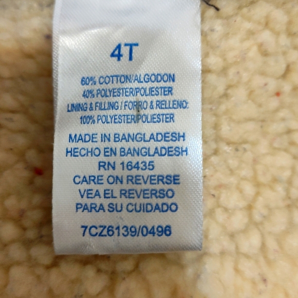 ❤️BNW/OT❤️💲5 for $20💲 4T Red Button Faux Fur Collar Coat - Picture 4 of 8